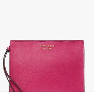NWT! Kate Spade Gusseted Wristlet